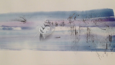 Digital Arts titled "zen-landscape-2.jpg" by Ibeth Muttis, Original Artwork, Digital Painting