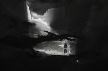 Arte digital titulada "inside-the-cave.jpg" por Ibeth Muttis, Obra de arte original