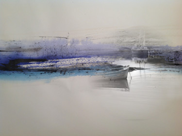 Digital Arts titled "Alesund harbour" by Ibeth Muttis, Original Artwork, Digital Painting