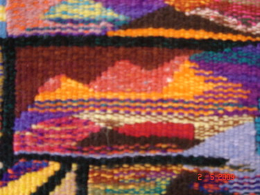 Art textile intitulée "de-l-autre-cote.jpg" par Ibra Ndiaye, Œuvre d'art originale