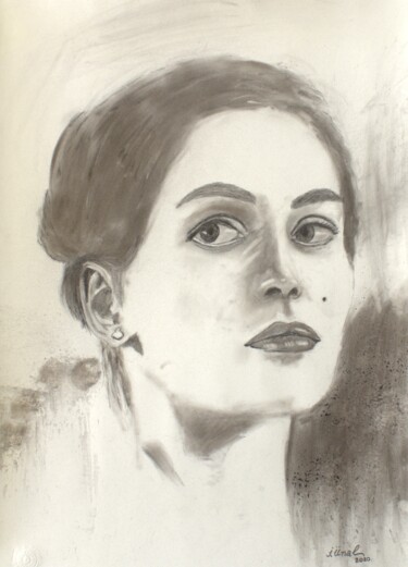 Beautiful Glances #1 "Beautiful Glances #1" başlıklı Resim Ibrahim Unal tarafından, Orijinal sanat, Karakalem