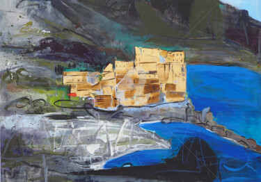 Peinture intitulée "Amalfi 4" par Ica Saez, Œuvre d'art originale, Huile