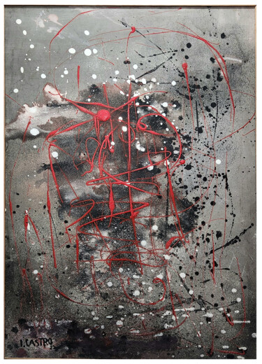 Pintura titulada "Tormenta y Caos" por Icastro, Obra de arte original, Acrílico