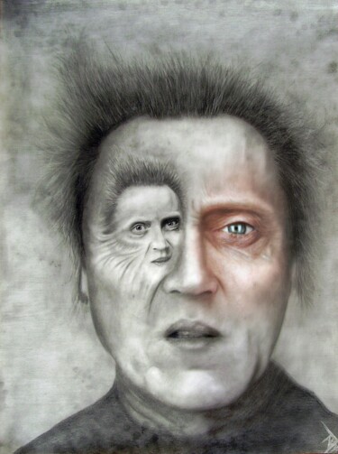 绘画 标题为“Christopher Walken” 由Iché, 原创艺术品, 石墨