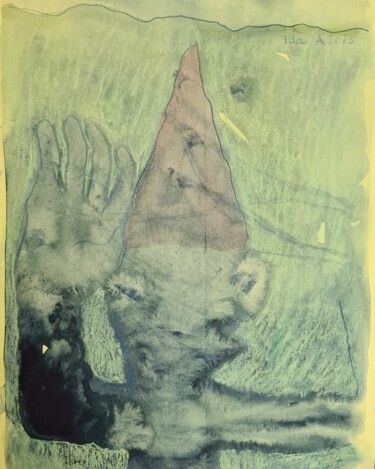 Картина под названием "Hi" - Ida Iris, Подлинное произведение искусства, Акварель