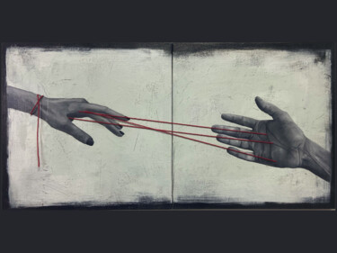 Peinture intitulée "Hands" par Ida Vorobieva, Œuvre d'art originale, Huile