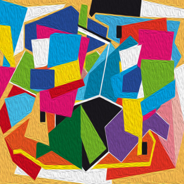 Grafika cyfrowa / sztuka generowana cyfrowo zatytułowany „energy of color” autorstwa Rocco Fiumara, Oryginalna praca, Malars…
