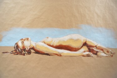 绘画 标题为“Peinture femme nue…” 由Idhem San, 原创艺术品, 油