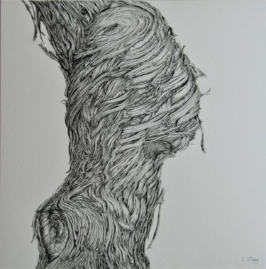 Drawing titled "Cep IV" by Isabelle Stagg, Original Artwork, Ink