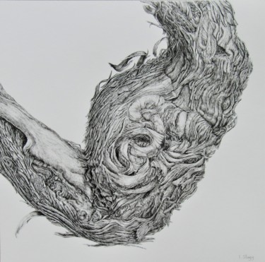 Desenho intitulada "Cep V" por Isabelle Stagg, Obras de arte originais, Tinta