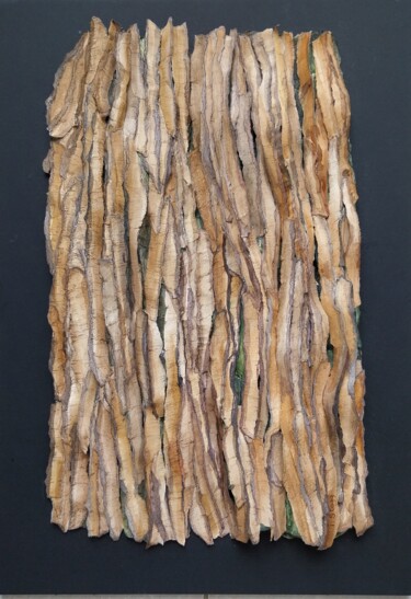 Collagen mit dem Titel "Bark 4" von Isabelle Stagg, Original-Kunstwerk, Collagen