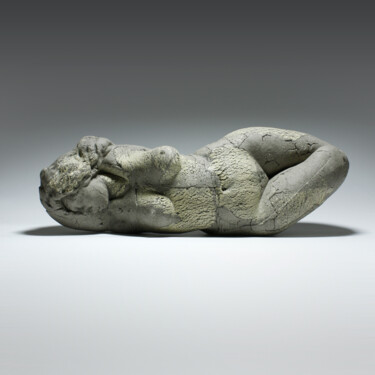 Sculpture titled "Sieste" by Ielizaveta Portnova, Original Artwork, Ceramics