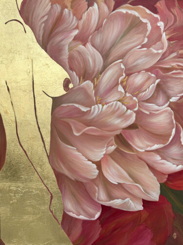 Картина под названием "GARDEN OF EDEN" - Ieva Graudina (IGraudinaArt), Подлинное произведение искусства, Масло Установлен на…
