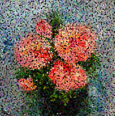 Цифровое искусство под названием "Downloadable Flower…" - Indrani Ghosh, Подлинное произведение искусства, 2D Цифровая Работа