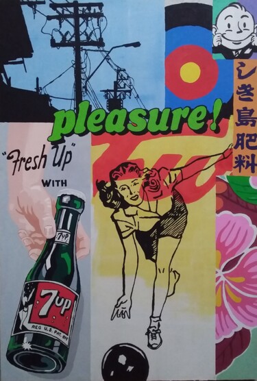 Pintura intitulada "Pleasure" por Ignacio Galli, Obras de arte originais, Acrílico