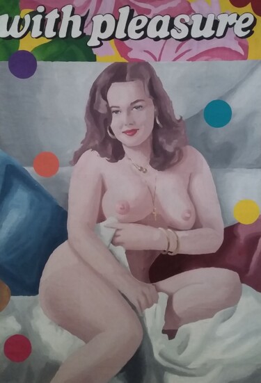 Schilderij getiteld "With pleasure" door Ignacio Galli, Origineel Kunstwerk, Acryl