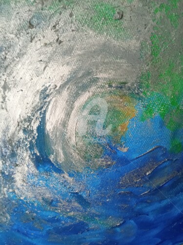 Картина под названием "Волна.." - Игорь Абрамов, Подлинное произведение искусства, Акрил