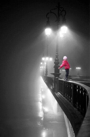 Digital Arts titled "Мост" by Igor Bondarenko, Original Artwork, Photo Montage