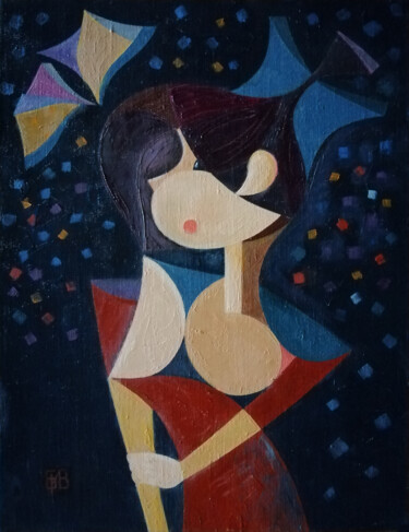 Peinture intitulée "Ночные бабочки" par Igor Bondarenko, Œuvre d'art originale, Huile