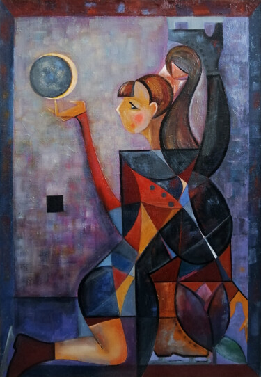 Pintura titulada "Фигуристы" por Igor Bondarenko, Obra de arte original, Oleo