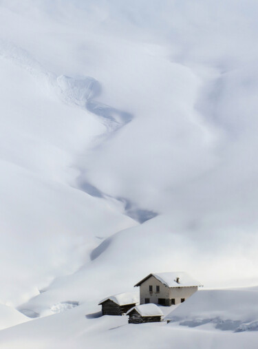 Fotografia zatytułowany „Mountain Homestead” autorstwa Igor Borišek, Oryginalna praca, Fotografia cyfrowa