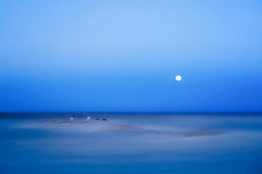 Fotografia intitulada "Blue Moon" por Igor Borišek, Obras de arte originais, Fotografia digital
