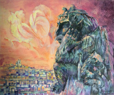 Painting titled "The dream of Chimer" by Igor Filippov, Original Artwork