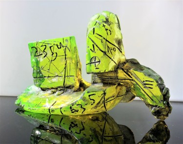 Skulptur mit dem Titel "AZ-5" von Igor Frolov, Original-Kunstwerk, Glas