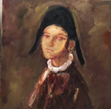 Painting titled "Arlequin" by Igor Gubskiy, Original Artwork, Oil