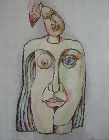 Картина под названием "Грушенька" - Игорь Копейкин (Pellegrino), Подлинное произведение искусства, Масло