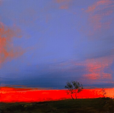 Painting titled "Evening" by Igor Kuzmenko, Original Artwork, Acrylic