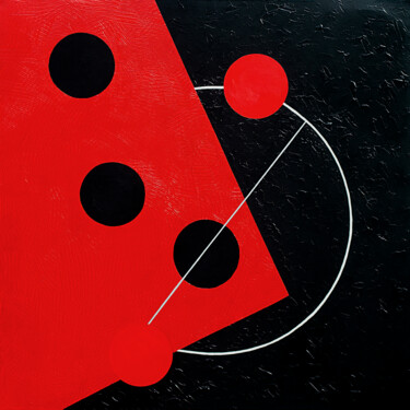 Картина под названием "Perception of red s…" - Igor Matvienko, Подлинное произведение искусства, Акрил