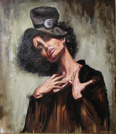 Картина под названием "and what about me" - Igor Navrotski, Подлинное произведение искусства, Масло