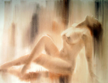 Рисунок под названием "Rain" - Igor Pautov, Подлинное произведение искусства, Пастель
