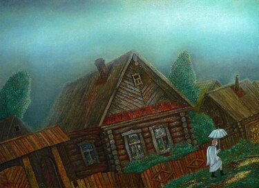 Painting titled "non-flying weather" by Igor Shaimardanov, Original Artwork, Oil