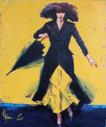 Painting titled "From the fashion wo…" by Igor Shulman, Original Artwork, Oil