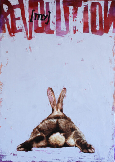 Schilderij getiteld "My revolution." door Igor Shulman, Origineel Kunstwerk, Olie