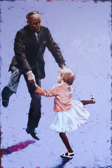 Pintura titulada "Real real love." por Igor Shulman, Obra de arte original, Oleo