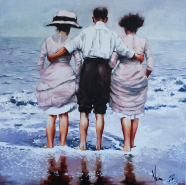 Painting titled "Family chronicles." by Igor Shulman, Original Artwork, Oil
