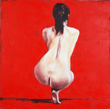 Pintura intitulada "Nude #632" por Igor Shulman, Obras de arte originais, Óleo