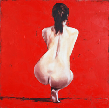 제목이 "Nude #632"인 미술작품 Igor Shulman로, 원작, 기름