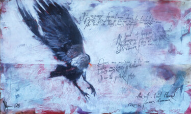 Pittura intitolato "Air vaf. Paul Eluar…" da Igor Shulman, Opera d'arte originale, Olio