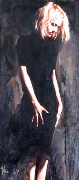Peinture intitulée "A state of indecisi…" par Igor Shulman, Œuvre d'art originale, Huile
