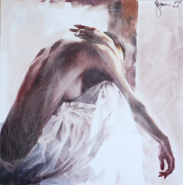 Pittura intitolato "Morning joint." da Igor Shulman, Opera d'arte originale, Olio Montato su Telaio per barella in legno