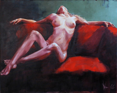 Painting titled "Tomorrow evening." by Igor Shulman, Original Artwork, Oil