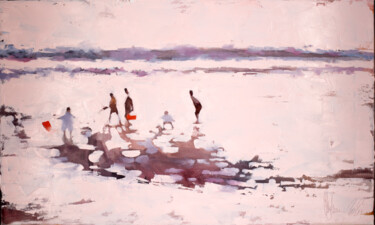 Peinture intitulée "Sun, sea, summer." par Igor Shulman, Œuvre d'art originale, Huile