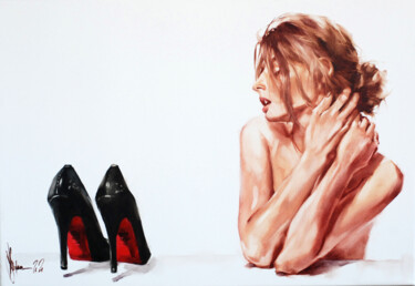 Painting titled "Lust." by Igor Shulman, Original Artwork, Oil