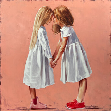 Pintura intitulada "Friendship." por Igor Shulman, Obras de arte originais, Óleo