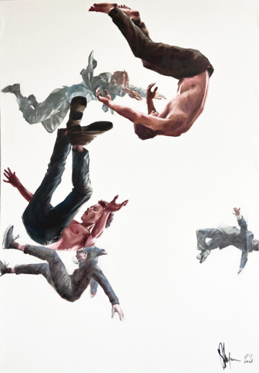Pittura intitolato "Project Gravity. #16" da Igor Shulman, Opera d'arte originale, Olio