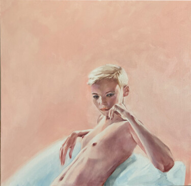 Pittura intitolato "Pink life." da Igor Shulman, Opera d'arte originale, Olio